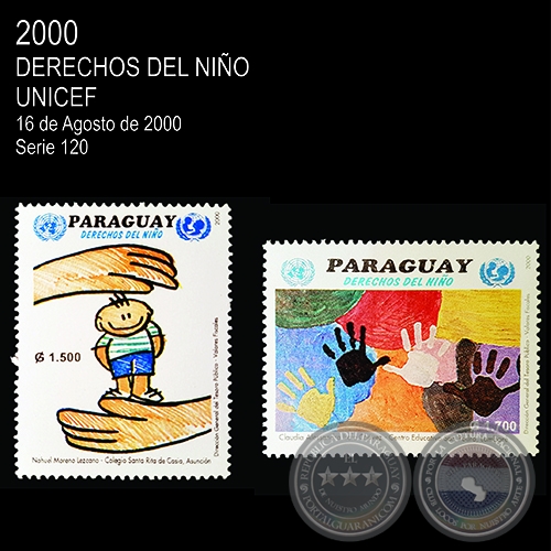 DERECHOS DEL NIÑO - UNICEF (AÑO 2000 - SERIE 5)